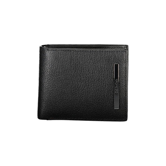 Calvin Klein Black Leather Wallet Calvin Klein