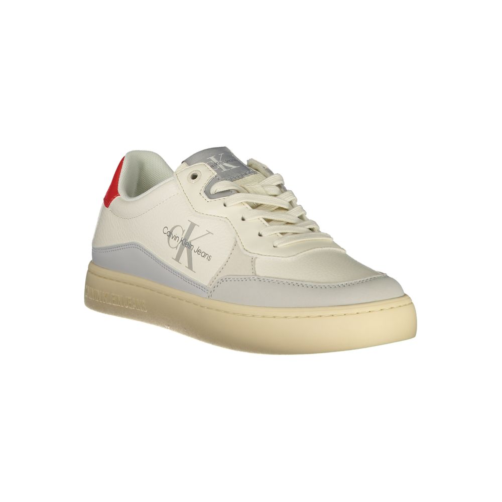 Calvin Klein White Polyester Athletic Sneakers Calvin Klein