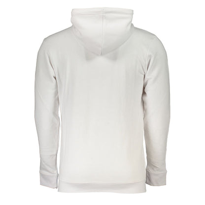 Cavalli Class White Cotton Sweatshirt Cavalli Class