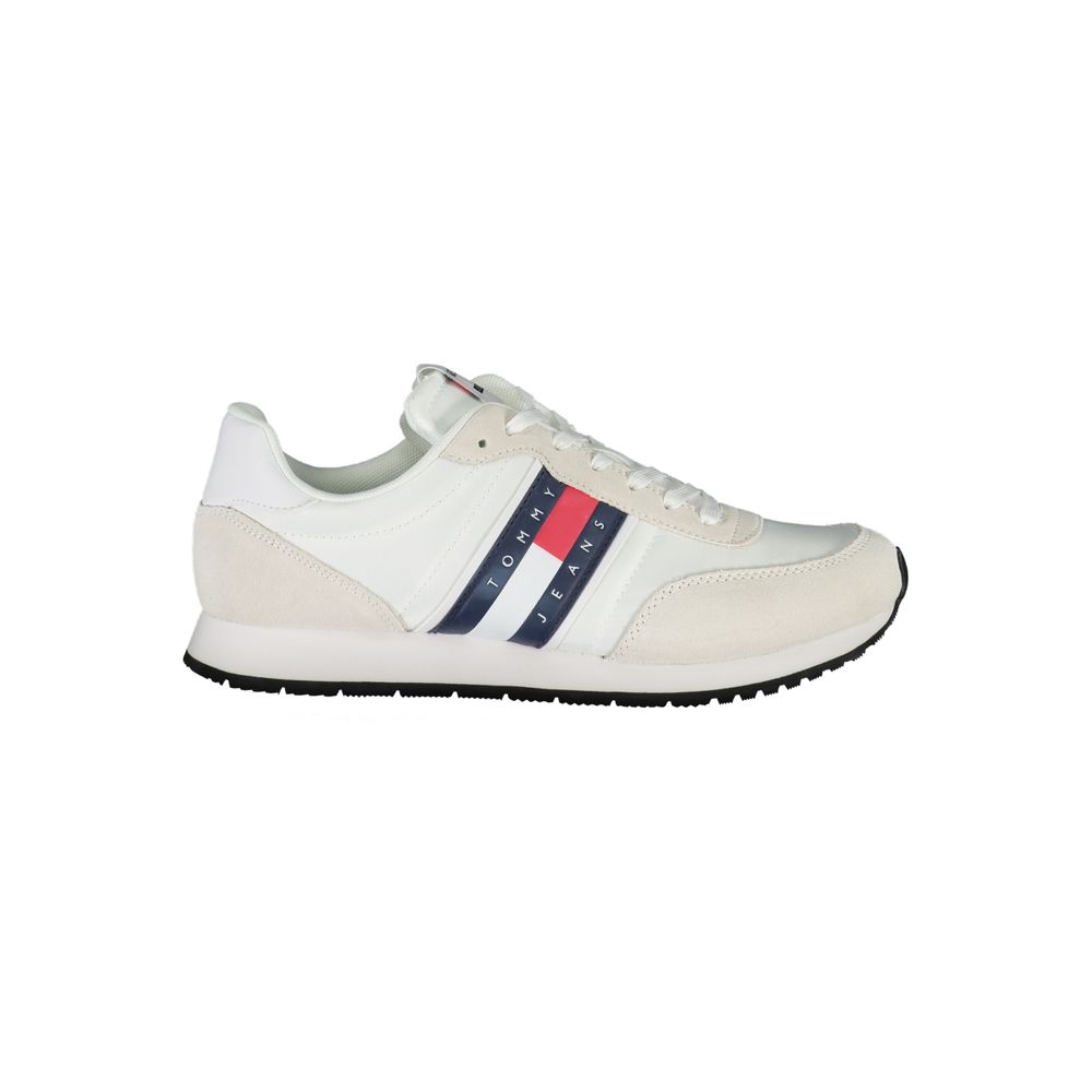 Tommy Hilfiger White Polyester Athletic Sneakers Tommy Hilfiger
