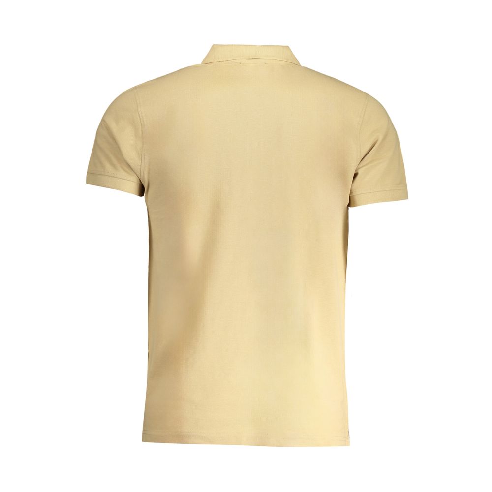 Cavalli Class Beige Cotton Men Polo