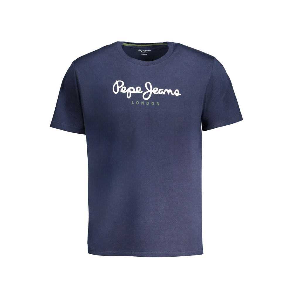 Pepe Jeans Blu Cotton Men T-Shirt