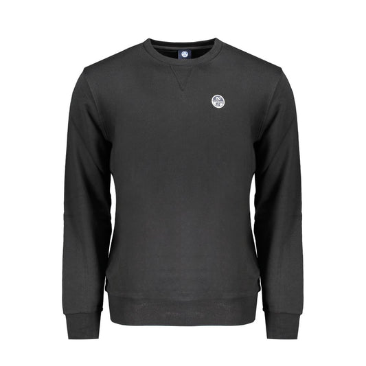 North Sails Black Cotton Sweatshirt North Sails