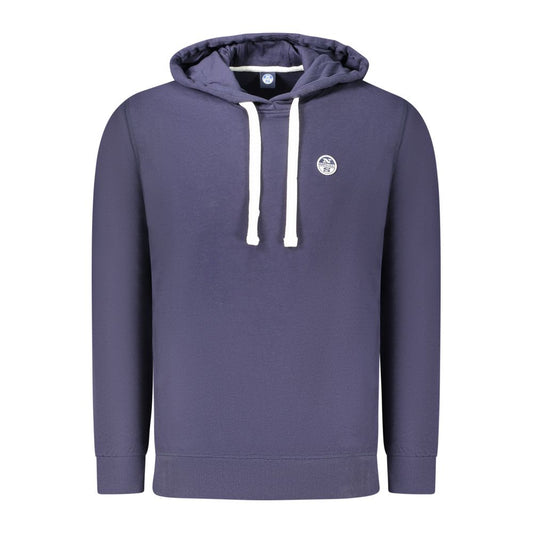 North Sails Blue Cotton Men's Hoodie