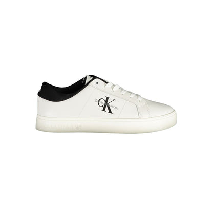 Calvin Klein Bianco Polyurethane Men Sneaker Calvin Klein