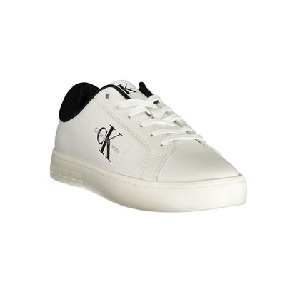 Calvin Klein Bianco Polyurethane Men Sneaker Calvin Klein