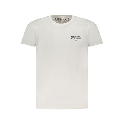 Accademia Militare White Cotton Men's T-Shirt