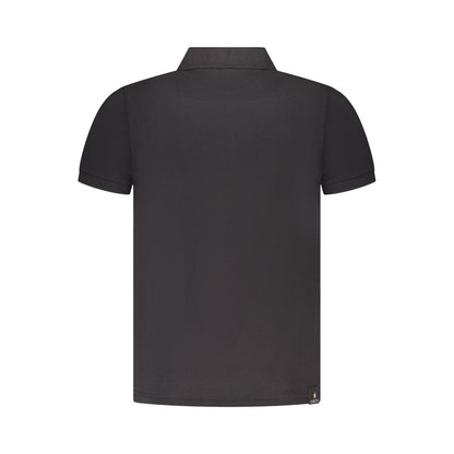 Accademia Militare Black Cotton Men's Polo Shirt