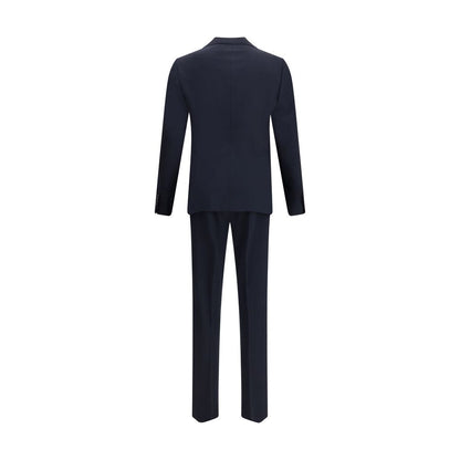 Dsquared² Black Fleece Wool Two-Piece Suit