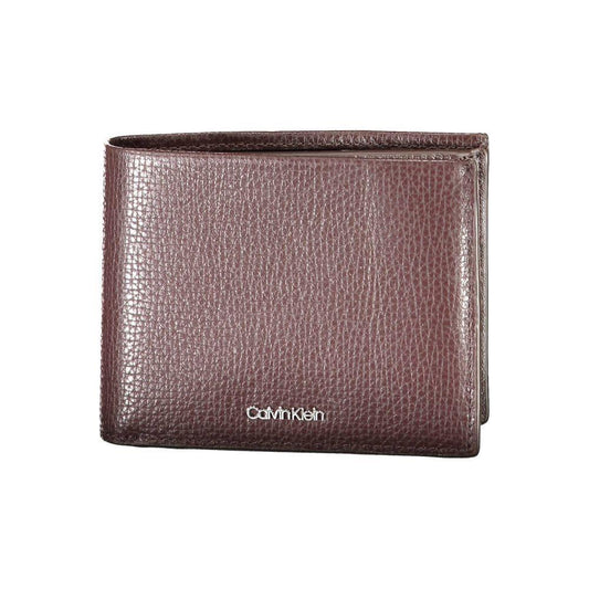 Calvin Klein Marrone Leather Men Wallet Calvin Klein