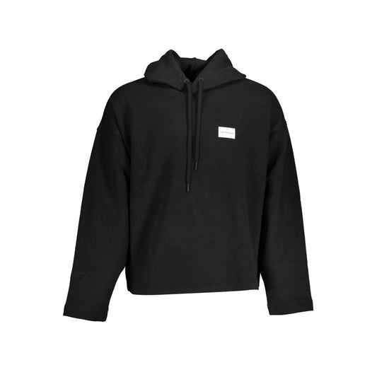 Calvin Klein Black Cotton Men Sweatshirt Calvin Klein