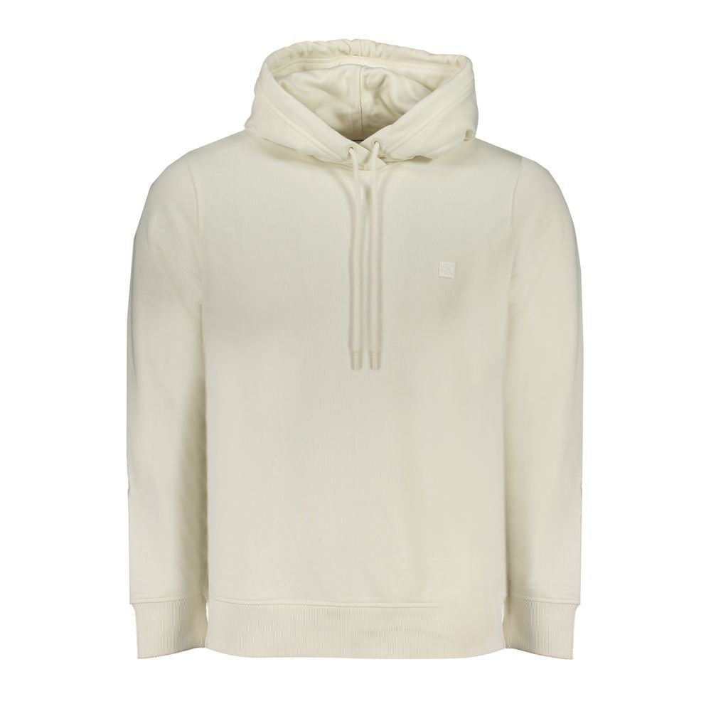 Calvin Klein White Cotton Men's Sweatshirt