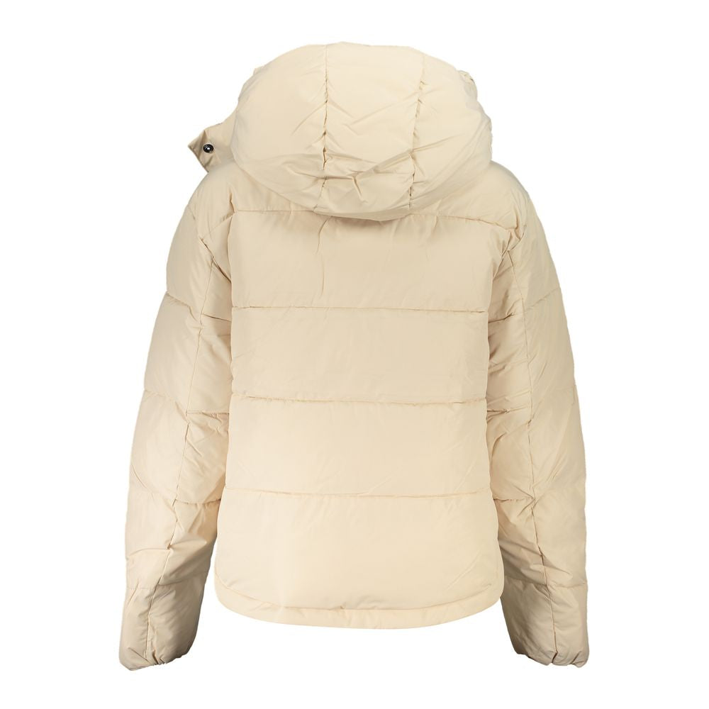 Calvin Klein Beige Polyester Shell Jacket Calvin Klein