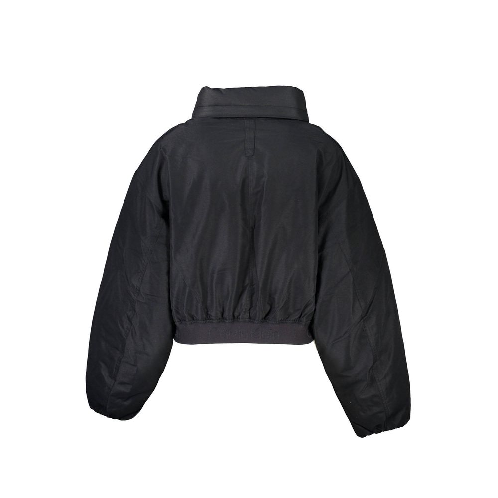 Calvin Klein Black Polyester Shell Jacket Calvin Klein
