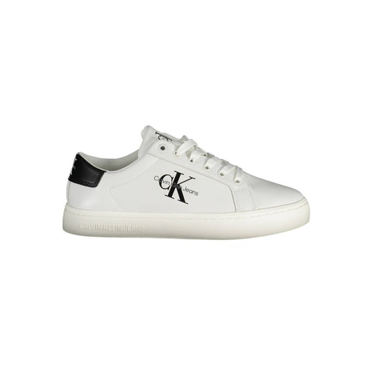 Calvin Klein Bianco Polyurethane Women Sneaker Calvin Klein