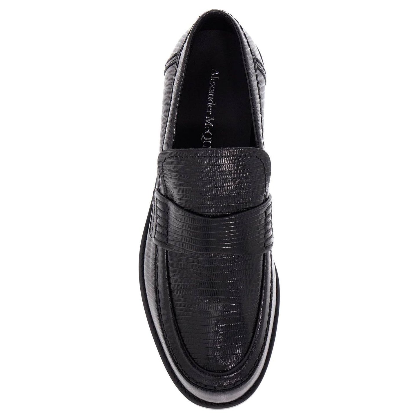 Alexander Mcqueen leather jupiter men's loafers Moccasins Alexander Mcqueen