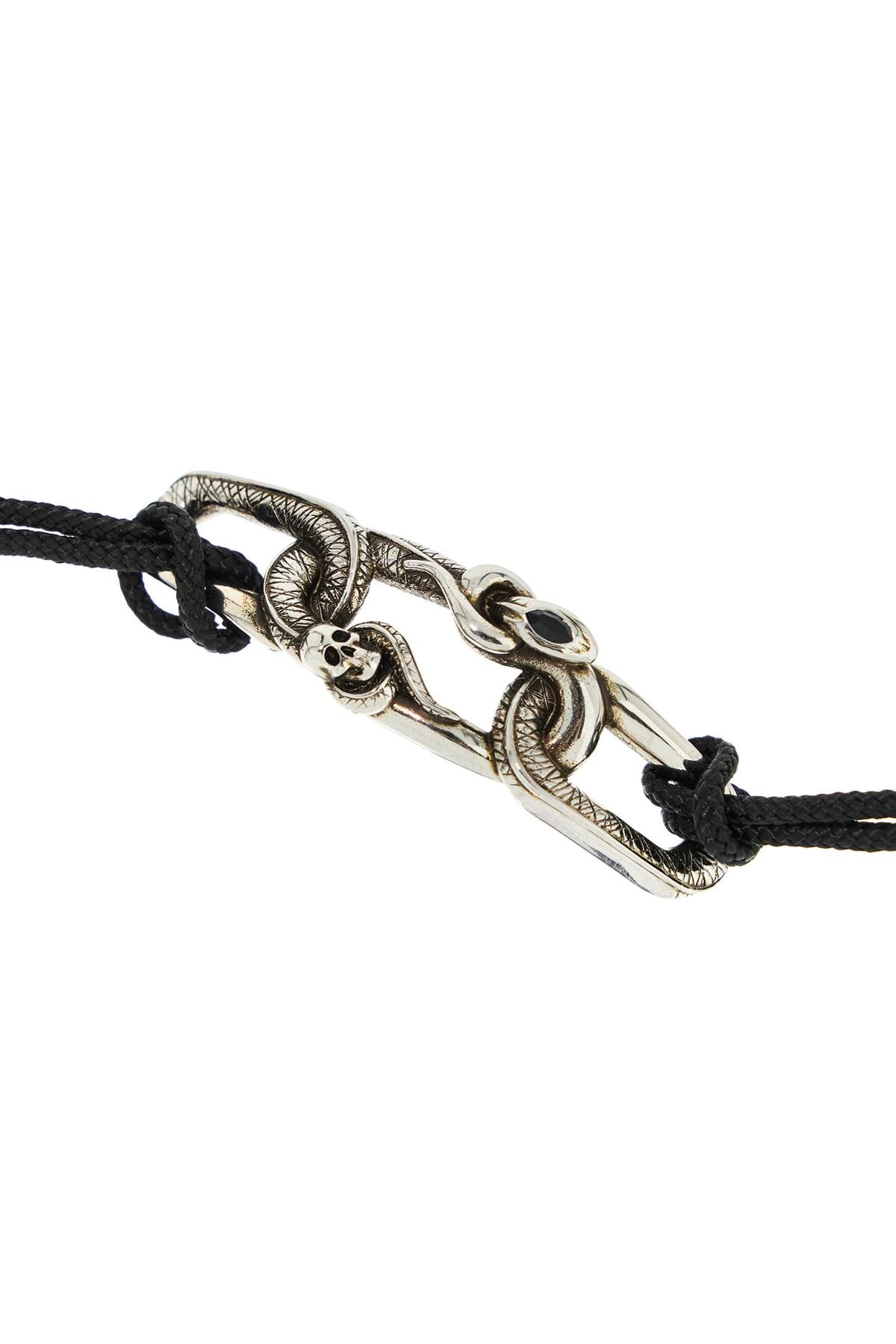 Alexander Mcqueen "snake and skull bracelet with intricate Jewellery Alexander Mcqueen