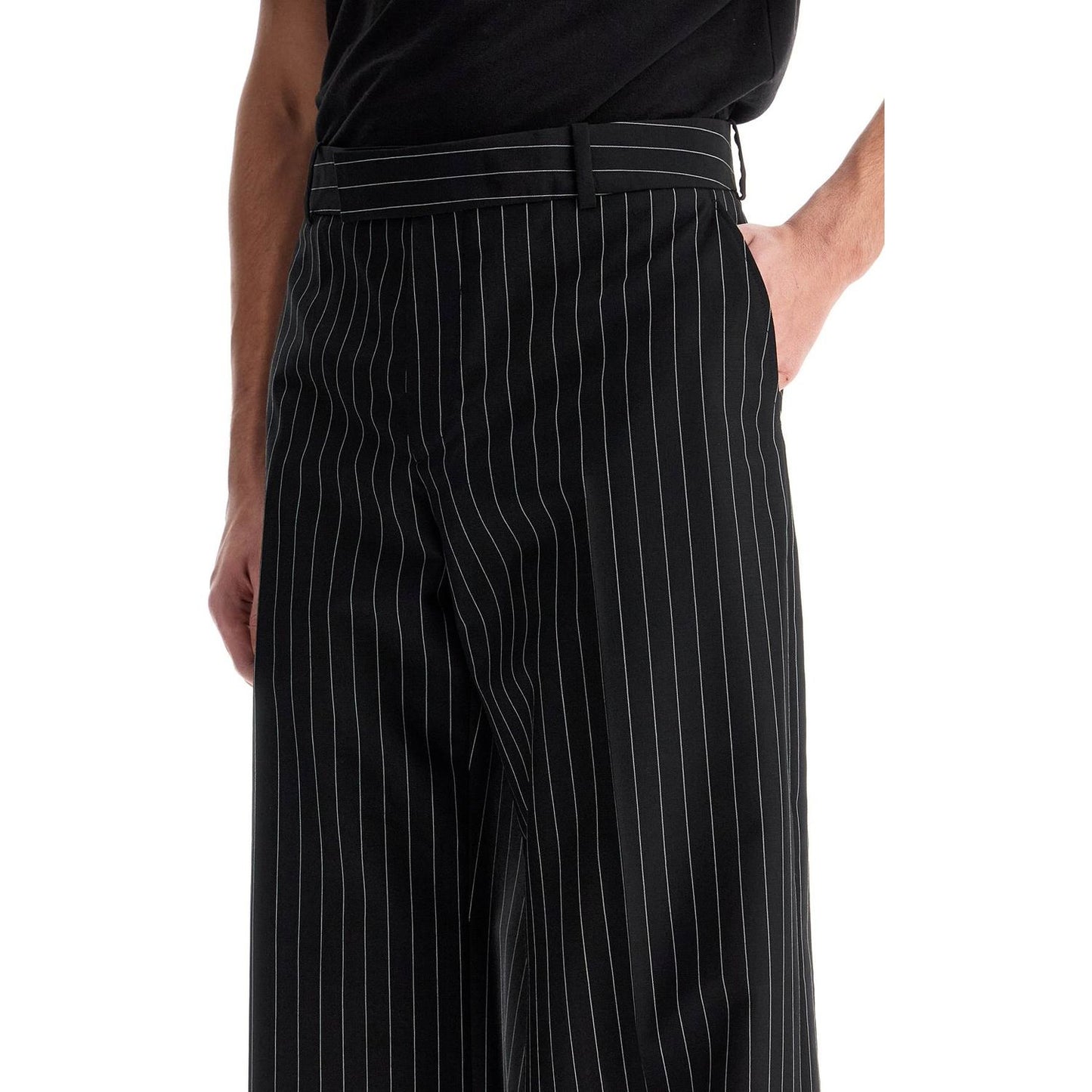 Alexander Mcqueen low-waisted pinstripe Trousers Alexander Mcqueen