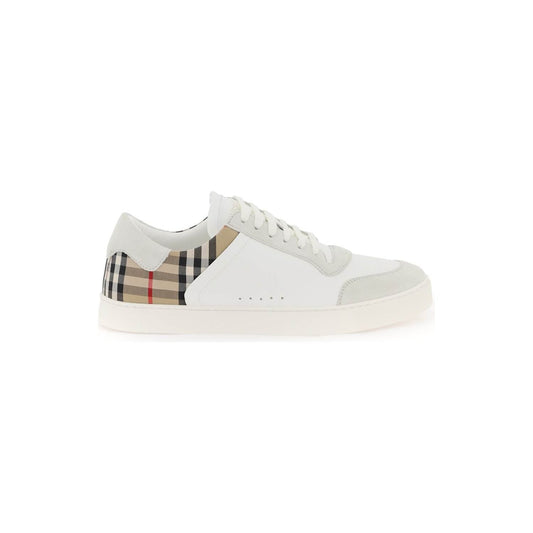 Burberry check leather sneakers Sneakers Burberry