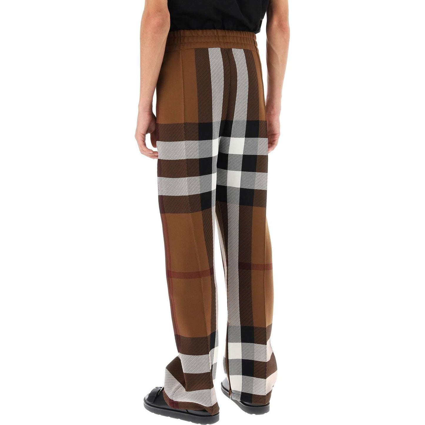 Burberry check track pants Trousers Burberry