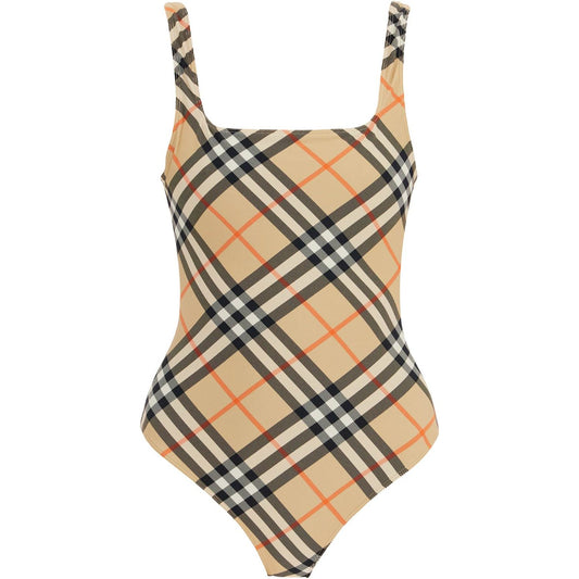 Burberry ered\n\none-piece checkered Beachwear & underwear Burberry