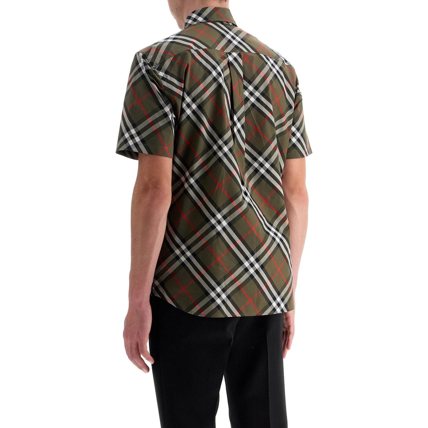 Burberry ered cotton short-sleeved shirt Shirts Burberry