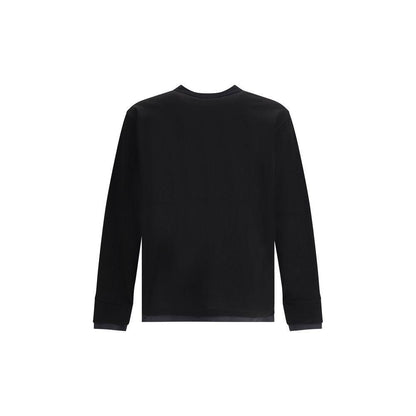 Sacai Black Cotton T-Shirt