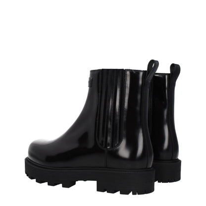 Givenchy Black Leather Ankle Boots