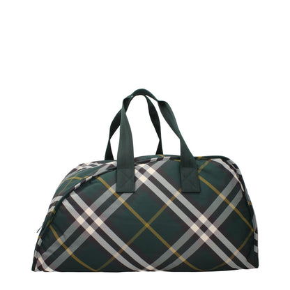 Burberry Green Fabric Luggage And Travel Burberry
