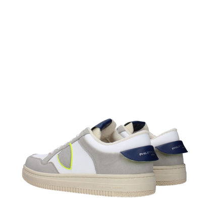 Philippe Model White Leather Sneakers
