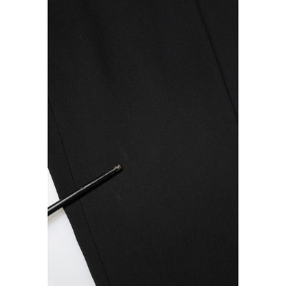 Dolce & Gabbana Black Cotton Single Breasted 2 Piece Suit Dolce & Gabbana