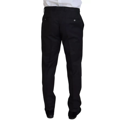 Dolce & Gabbana Melange Grey Wool 2 Piece MARTINI Suit Dolce & Gabbana