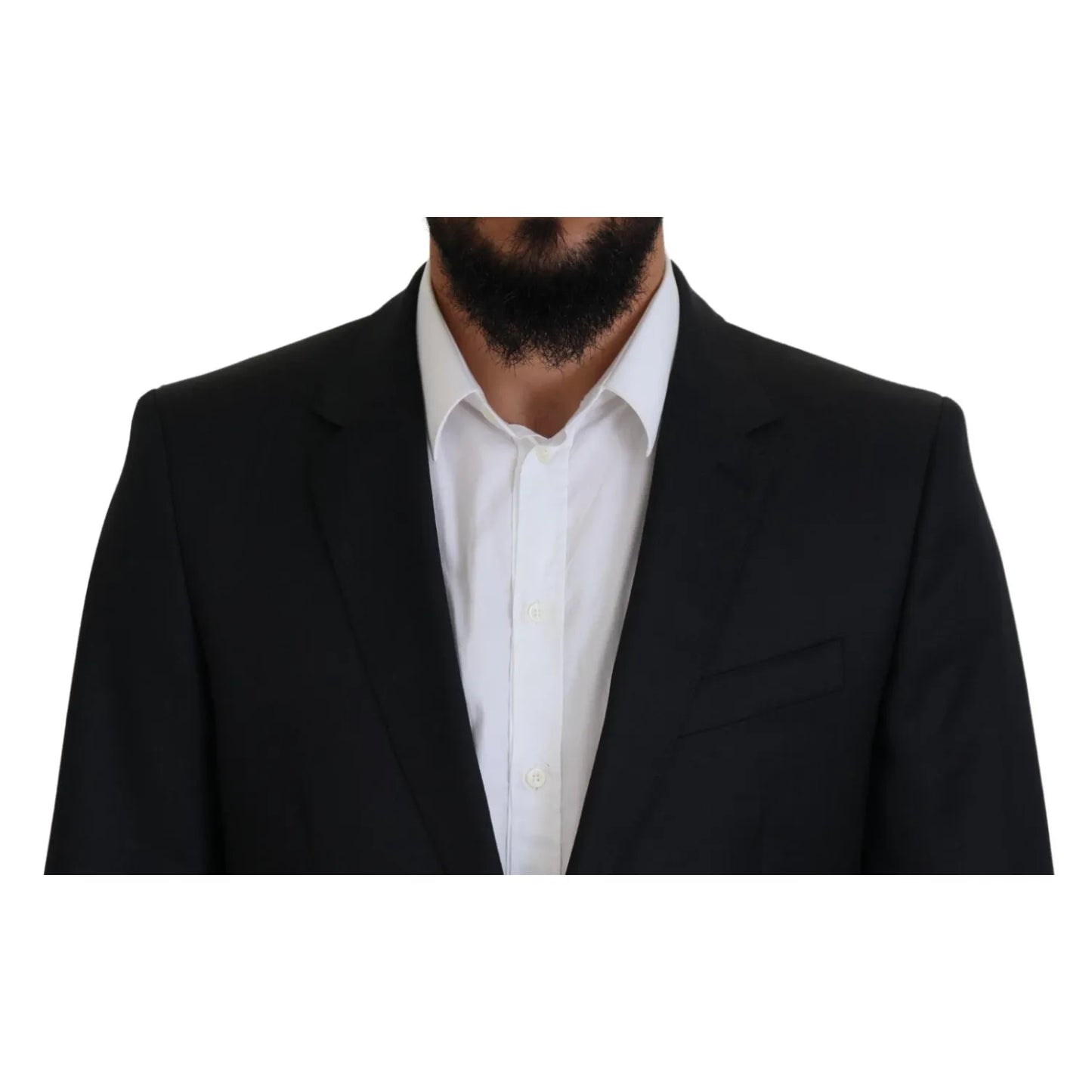 Dolce & Gabbana Melange Grey Wool 2 Piece MARTINI Suit Dolce & Gabbana