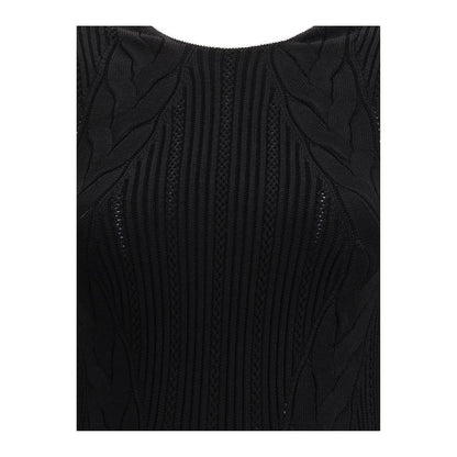 Balmain Black Viscose Casual Dress