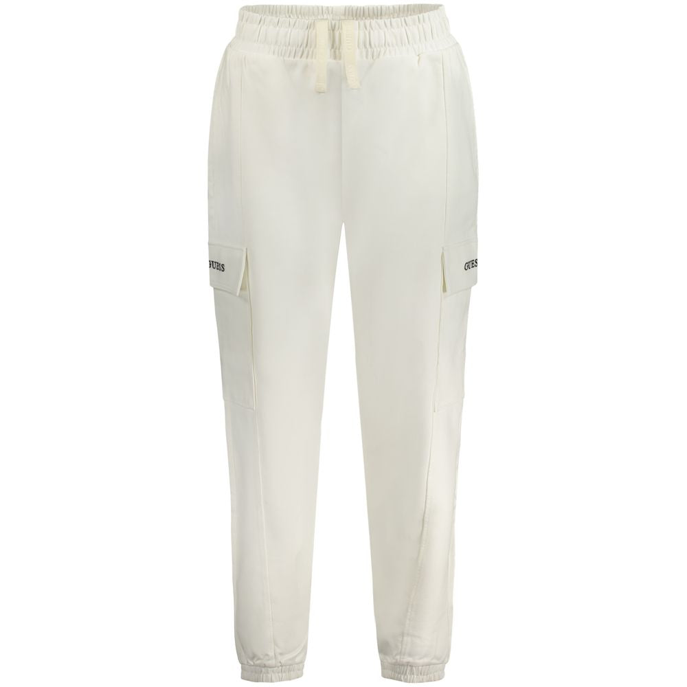 Guess Jeans White Cotton Women Sweatpant