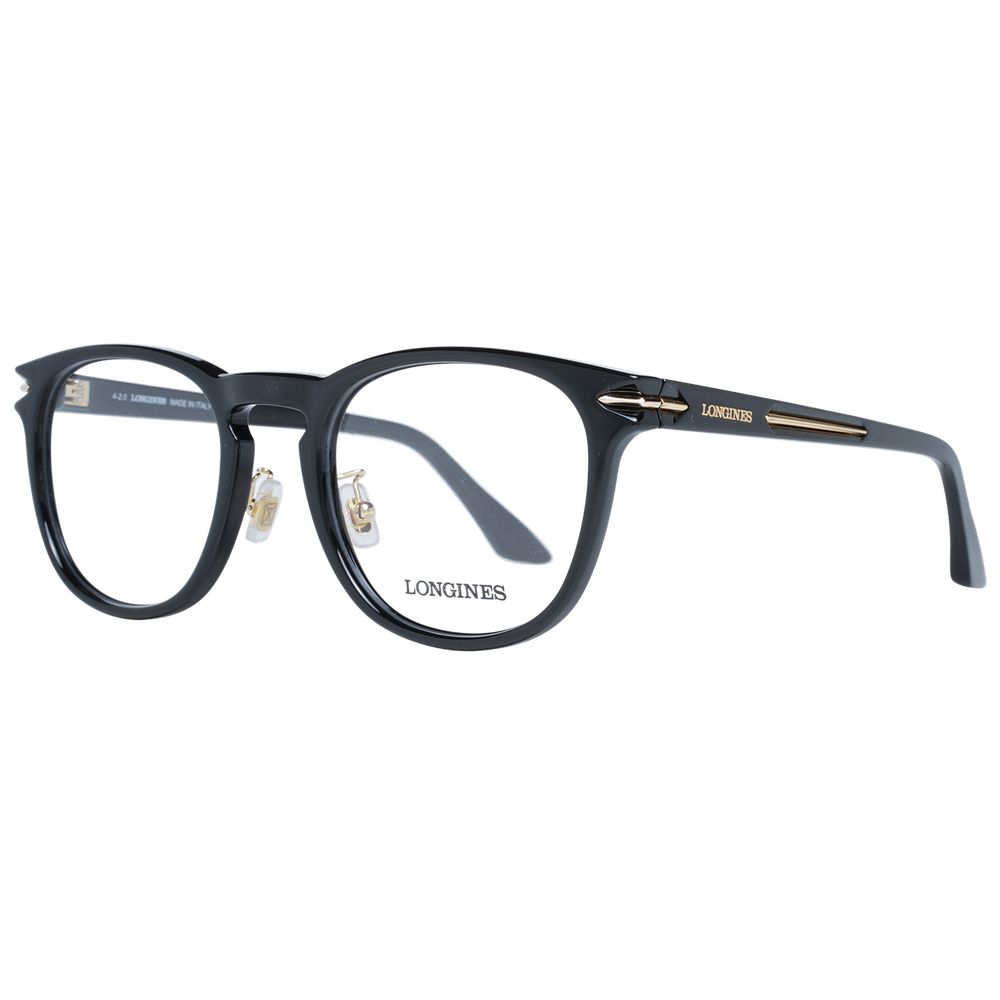 Longines Black Plastic Glasses (Frames)