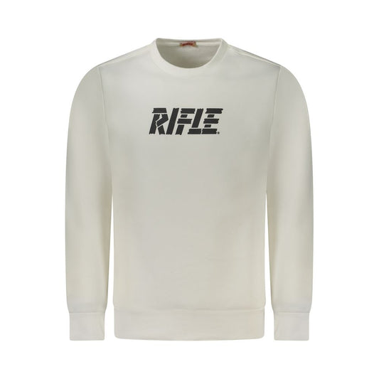 Rifle White Cotton Men Sweatshirt