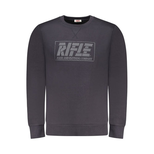 Rifle Blue Cotton Men Sweatshirt