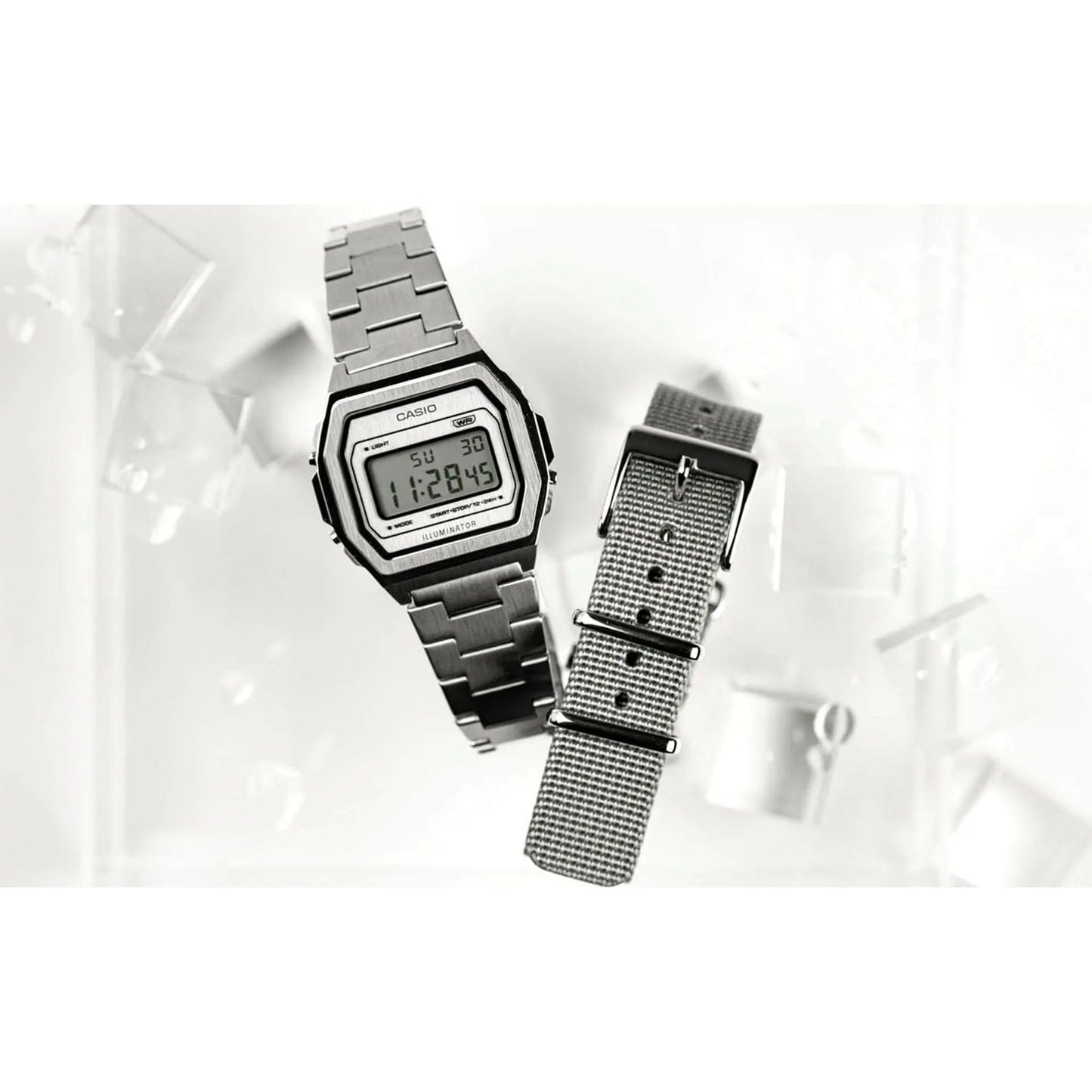 CASIO VINTAGE PREMIUM COLLECTION Steel, Brushed dial, Special Pack + Extra Strap WATCHES CASIO EU