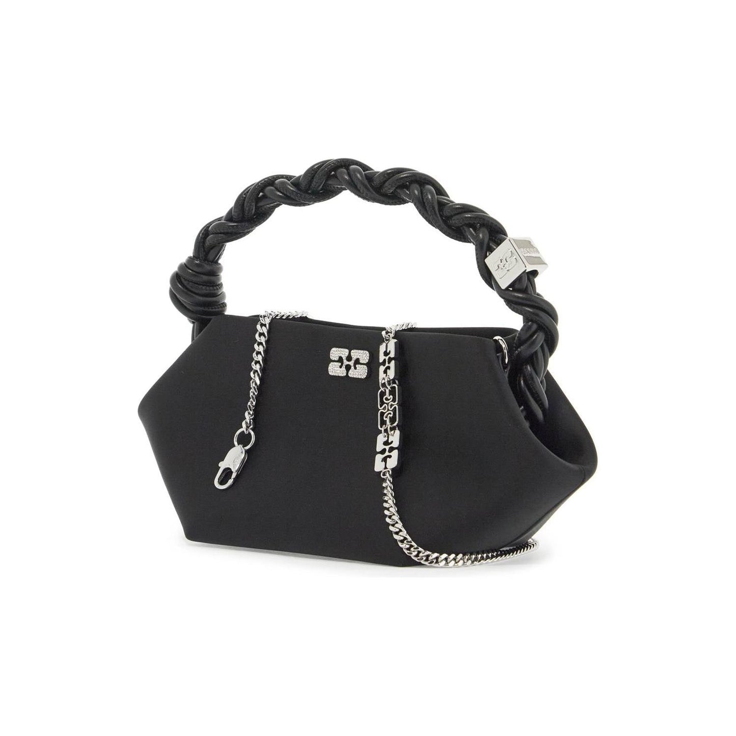 Ganni mini bou satin handbag Shopper Ganni