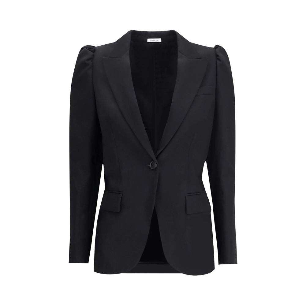Alexander McQueen Black Wool Coat Alexander McQueen