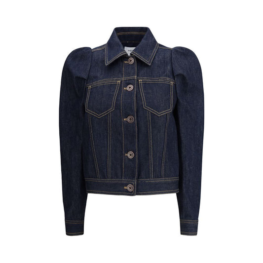 Alexander McQueen Blue Cotton Denim Jacket Alexander McQueen