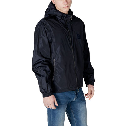 Armani Exchange Blue Polyamide Shell Jacket Armani Exchange