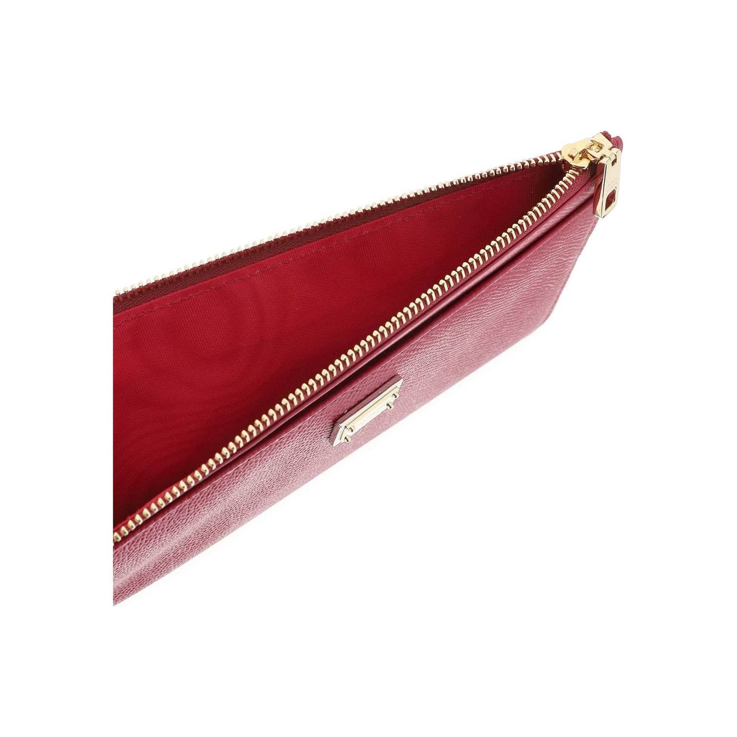 Dolce & Gabbana cardholder pouch in dauphine calfskin Small Leather Goods Dolce & Gabbana