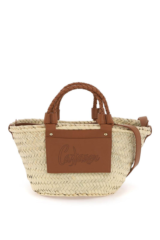 CASTANER raffia basket bag