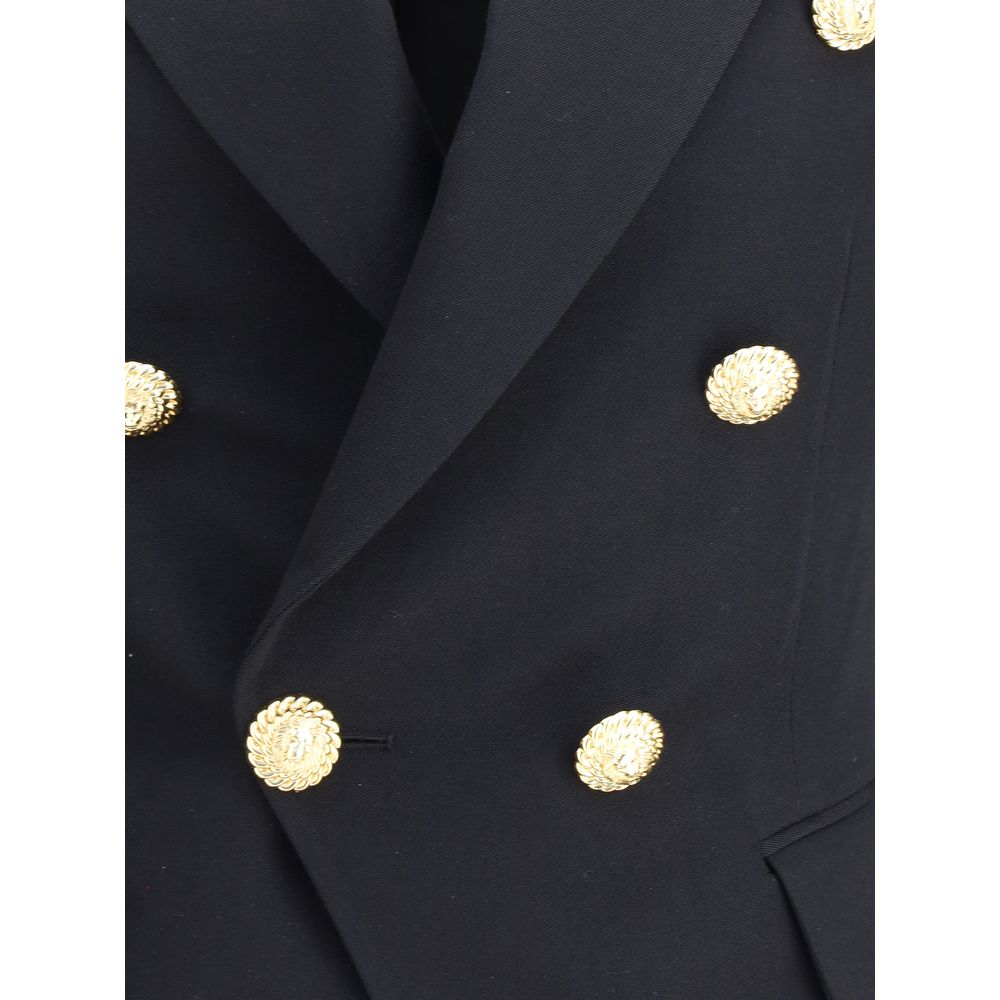 Balmain Black Wool Blazer Balmain