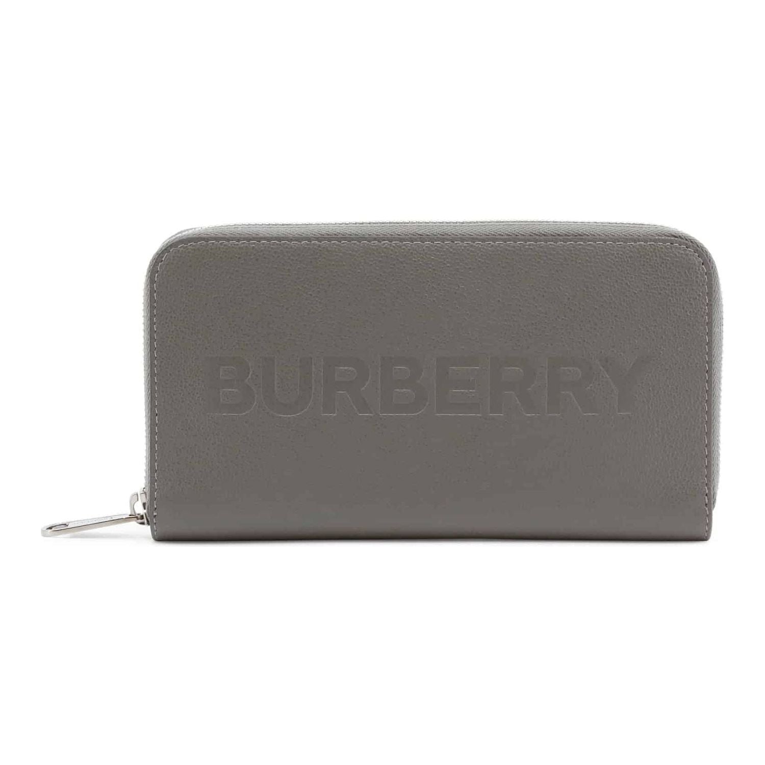 Burberry Leather Wallets in Grey