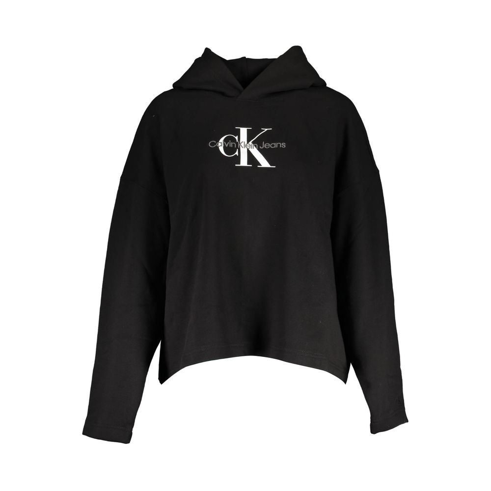 Calvin Klein Black Cotton Women's Hoodie Calvin Klein