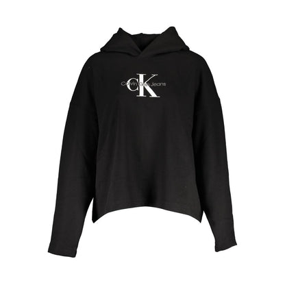 Calvin Klein Black Cotton Women's Hoodie Calvin Klein