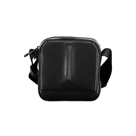 Calvin Klein "Black Polyester Mens Shoulder Bag"